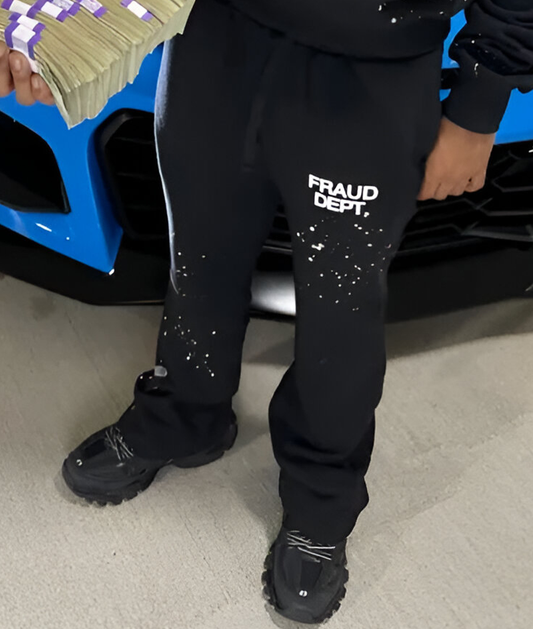 Black Fraud Dept Sweats