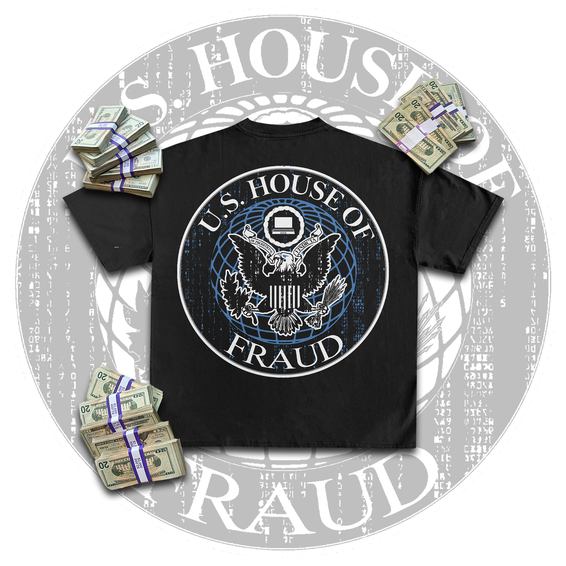 Fraud Dept Black T-Shirt