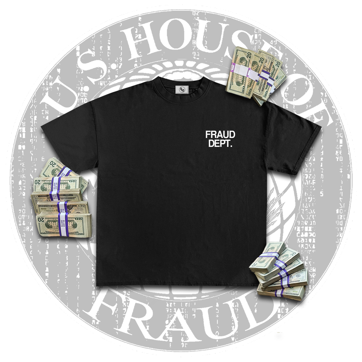 Fraud Dept Black T-Shirt