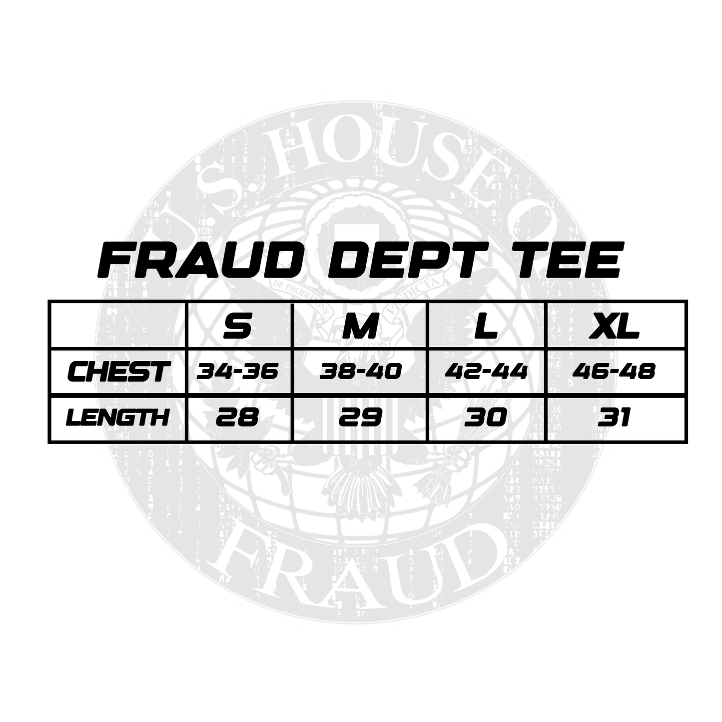 Fraud Dept Black T-Shirt