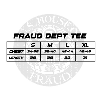 Fraud Dept Black T-Shirt